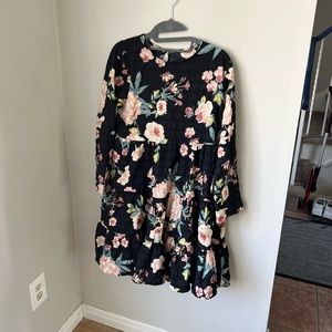 Zara Floral Tiered Dress